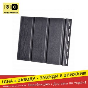 Панель софіту 300x2000 (0.6 м2) графітова